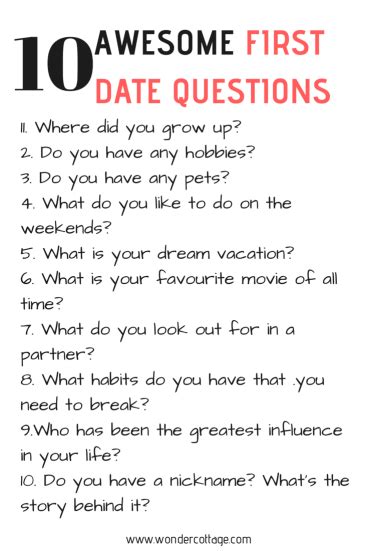 questions to ask someone that you are dating